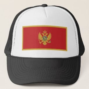 Montenegrijnse vlag trucker pet