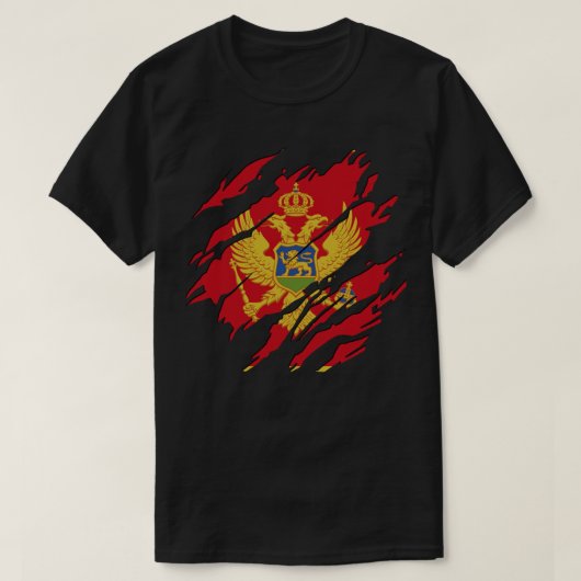 Montenegro altijd t-shirt (Design voorkant)