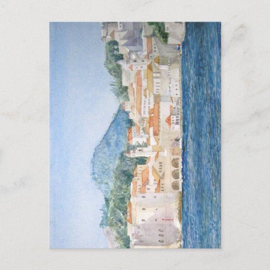 Montenegro Budva Briefkaart (Voorkant)