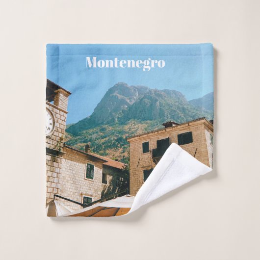Montenegro Cityscape (Gant de toilette)