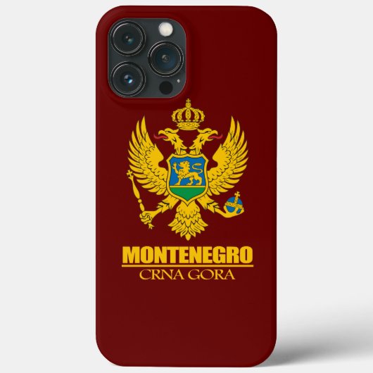 Montenegro COA Case-Mate iPhone Case (Achterkant)
