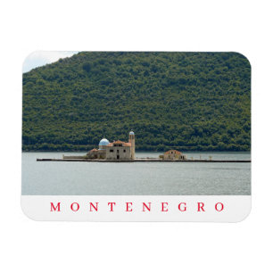 Montenegro eilandkerk uitzicht magneet