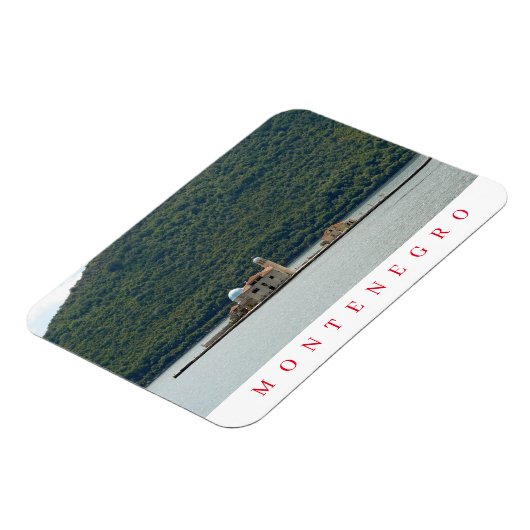 Montenegro eilandkerk uitzicht magneet (Linkerzijde)