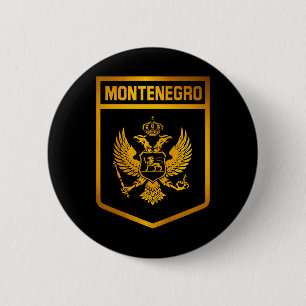 Montenegro Emblem Ronde Button 5,7 Cm
