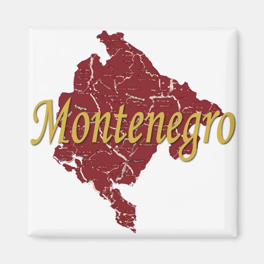 Montenegro Magneet (Voorkant)