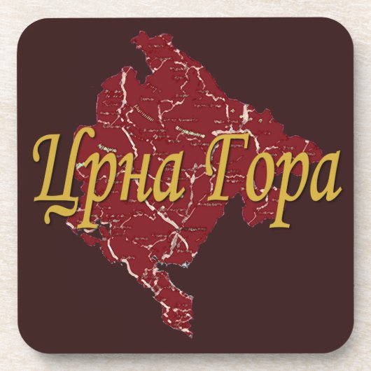 Montenegro Onderzetter (Voorkant)