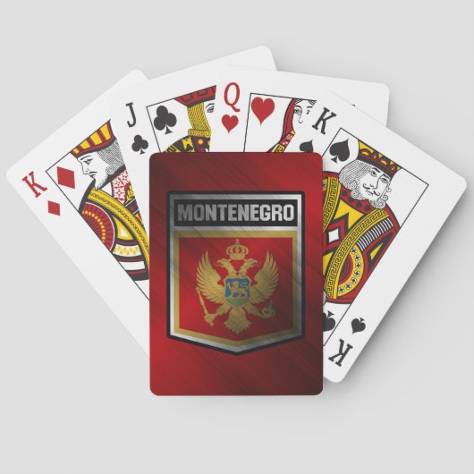Montenegro Pokerkaarten (Achterkant)