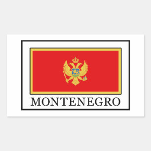 Montenegro Rechthoekige Sticker