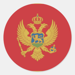 montenegro ronde sticker