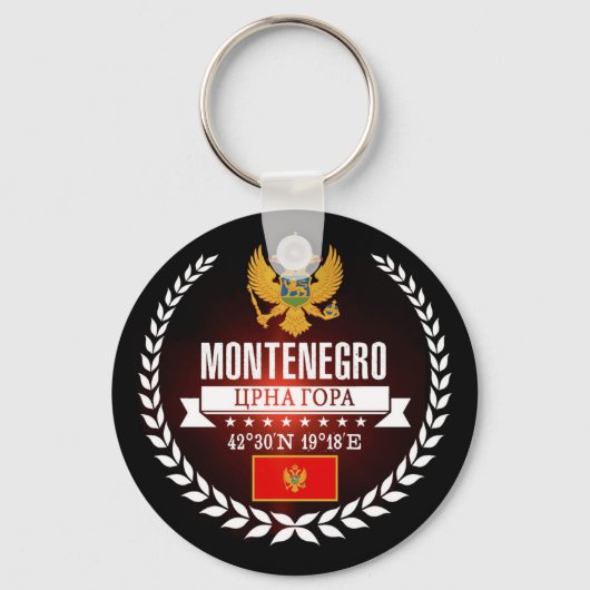 Montenegro Sleutelhanger (Voorkant)