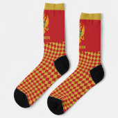 Montenegro Sokken, Montenegro vlag mode / sport Sokken (Links)