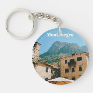 Montenegro stadsgezicht sleutelhanger