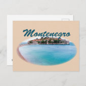 Montenegro: Sveti Stefan Briefkaart (Voorkant / Achterkant)