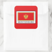 Montenegro Vierkante Sticker (Tas)