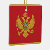 Montenegro vlag keramisch ornament (Rechts)