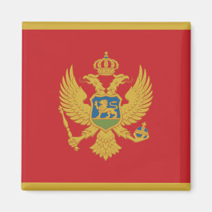 Montenegro-vlag Magnet Magneet
