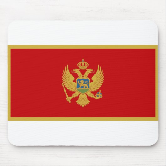 Montenegro vlag muismat (Voorkant)