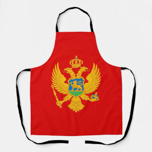 Montenegro vlag schort