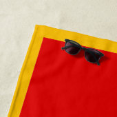 Montenegro vlag strandlaken (In situ)