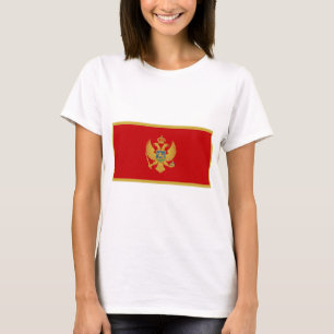 Montenegro vlag t-shirt