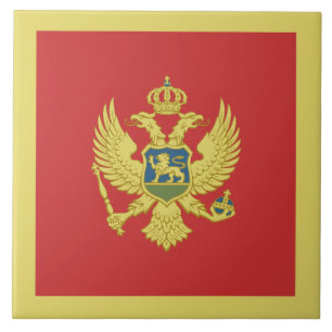 Montenegro vlag tegeltje