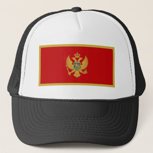 Montenegro vlag trucker pet (Voorkant)