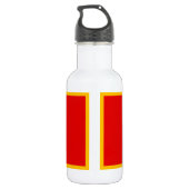 Montenegro vlag waterfles  (Achterkant)