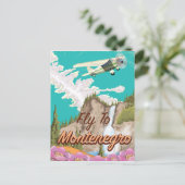 Montenegro -vliegposter briefkaart (Staand voorkant)