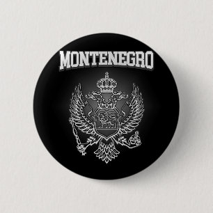 Montenegro wapenstilstand ronde button 5,7 cm