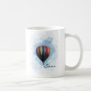 Montent la tasse de café