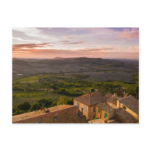 Montepulciano Italië Landschap, Wijngaarden en Hui