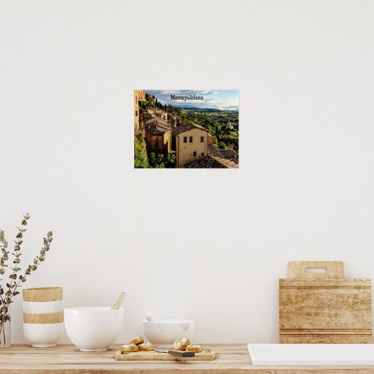Montepulciano, Toscana, Italië Poster (Keuken)