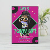 Monter 1 Carte d'invitation pour la fête d'anniver (Debout devant)