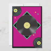 Monter 1 Carte d'invitation pour la fête d'anniver (Dos)