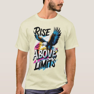 Monter au-dessus des limites T-shirt d'aigle