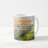 Monter et briller la coq Mug (Devant droit)