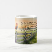 Monter et briller la coq Mug (Centre)