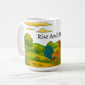 Monter Et Briller La Mug De Café Du Coq (Devant gauche)