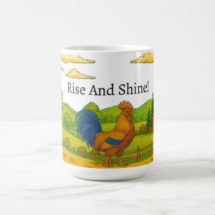 Monter Et Briller La Mug De Café Du Coq