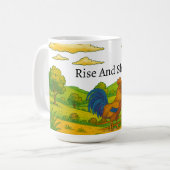 Monter Et Briller La Mug De Café Du Coq (Devant gauche)