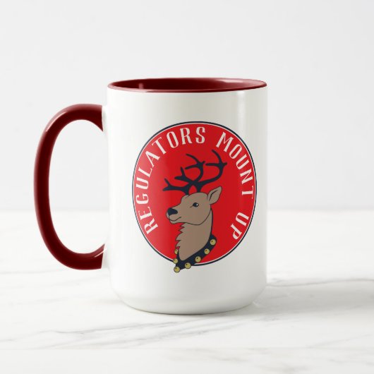 Monter Reindeer Christmas Mug (Gauche)