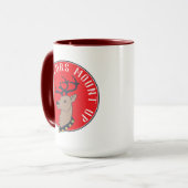 Monter Reindeer Christmas Mug (Devant gauche)