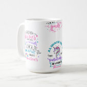 Monter une Unicorne Mug (Devant gauche)