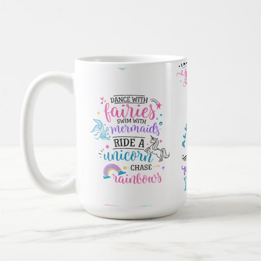 Monter une Unicorne Mug (Gauche)
