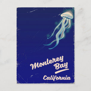 Monterey Bay Californië Jelly vintage reis Briefkaart