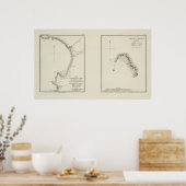 Monterey Bay, Californië Poster (Keuken)