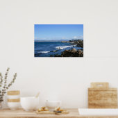Monterey Bay Coastline, brede foto Poster (Keuken)