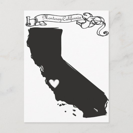 Monterey Briefkaart (Voorkant)