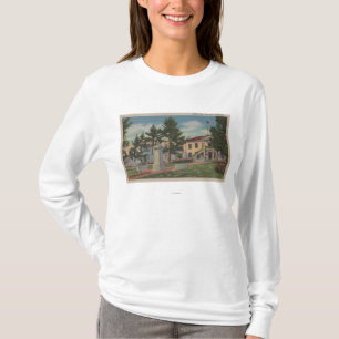 Monterey, CA - Colton Hall Uitzicht en Motivering T-shirt