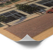 Monterey, CA - Hotel San Carlos Uitzicht Poster (Hoek)